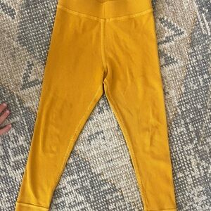 Hanna Andersson Vibrant Yellow Leggings